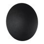 GLOBOSTAR® HELIO-R 60494 Μοντέρνο Φωτιστικό Τοίχου - Απλίκα LED 12W 1320lm 120° AC 220-240V Αδιάβροχο IP65 Φυσικό Λευκό 4500K - Lumileds SMD Chip & TÜV SÜD Driver - Μαύρο Ματ - Μ26 x Π26 x Υ5cm - 5 Χρόνια Εγγύηση