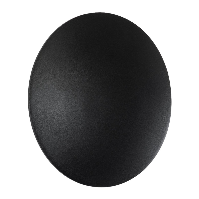 GLOBOSTAR® HELIO-R 60492 Μοντέρνο Φωτιστικό Τοίχου - Απλίκα LED 7W 770lm 120° AC 220-240V Αδιάβροχο IP65 Φυσικό Λευκό 4500K - Lumileds SMD Chip & TÜV SÜD Driver - Μαύρο Ματ - Μ16 x Π16 x Υ5cm - 5 Χρόνια Εγγύηση