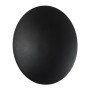 GLOBOSTAR® HELIO-R 60492 Μοντέρνο Φωτιστικό Τοίχου - Απλίκα LED 7W 770lm 120° AC 220-240V Αδιάβροχο IP65 Φυσικό Λευκό 4500K - Lumileds SMD Chip & TÜV SÜD Driver - Μαύρο Ματ - Μ16 x Π16 x Υ5cm - 5 Χρόνια Εγγύηση