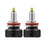 GloboStar® 82065 H9 360° Line Extreme KIT Βασικού Φωτισμού Αυτοκινήτου & Φορτηγού 3rd Generation Can-Bus Extreme Truck Series LED CREE CXB COB 80W 7600lm DC 9-32V Αδιάβροχο IP66 Ψυχρό Λευκό 6000K