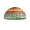 GLOBOSTAR® CABALLEROS 02060 Boho Κρεμαστό Φωτιστικό Οροφής με Ντουί 1 x E27 AC 220-240V IP20 - Πολύχρωμο - Μ40 x Π40 x Υ20cm