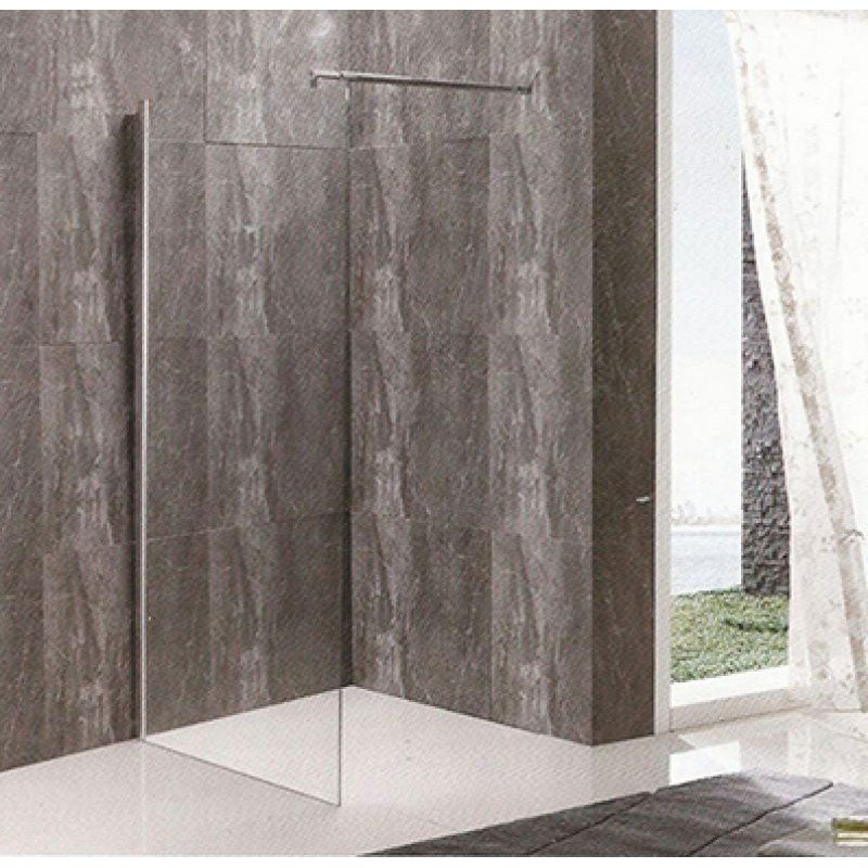PANEL ΤΖΑΜΙ  ΔΙΑ/ΝΕΣ 100*195h/8 mm ME ΜΠΡΑΤΣΟ  ST/ST 70-120 cm 10-0135