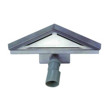 SCARETO ANGOLO - ΚΑΝΑΛΙ ΓΩΝΙΑΣ L 25x25cm ST/ST304+ΣΙΦ Φ40/50# 15-2525