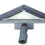 SCARETO ANGOLO - ΚΑΝΑΛΙ ΓΩΝΙΑΣ L 25x25cm ST/ST304+ΣΙΦ Φ40/50# 15-2525