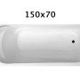 COMMON 150χ70 ΛΟΥΤΗΡΑΣ ΑΚΡΥΛΙΚΟΣ ΜΕ ΒΑΣΗ 17-1570