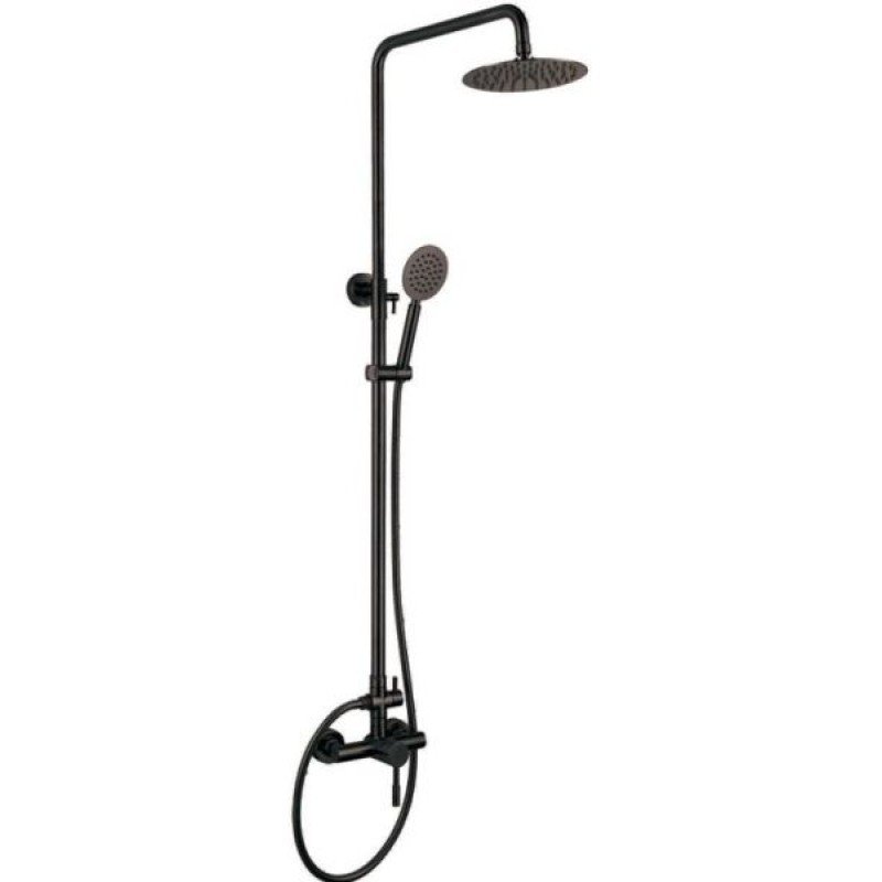 SATINA-bl - ΜΠΑΤΑΡΙΑ ΛΟΥΤΡΟΥ ΜΕ ΣΤΗΛΗ ΠΛΗΡΗΣ SS304 black 38-3190