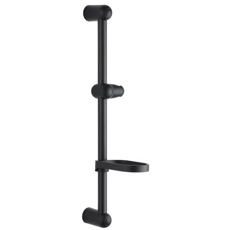 VISTA- ΒΕΡΓΑ ΝΤΟΥΣ 60CM*DIA BLACK MAT ΜΕ ΣΑΠΟΥΝΟΘΗΚΗ 38-6012