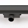 SCARETO - ΚΑΝΑΛΙ DOPPIO μαυρο ΣΧΑΡΩΤΟ ST ST304 60cm φ40/50 38-6029