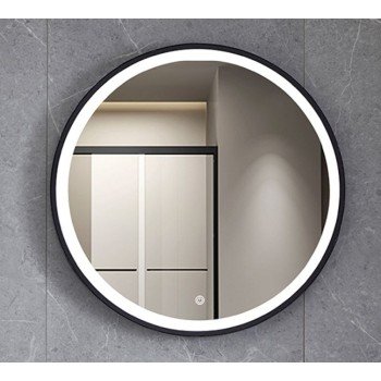 OMIKRON NOVA BLACK - ΚΑΘΡΕΠΤΗΣ LED*TOUCH 80*80 67-8081 OMIKRON NOVA BLACK - ΚΑΘΡΕΠΤΗΣ LED*TOUCH 80*80 67-8081