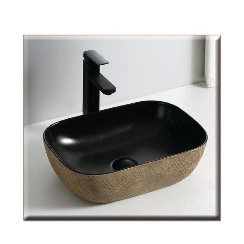 LEVIDI  ΝΙΠΤΗΡΑΣ460*335*140 BEIGE PATTERN BLACK MAT 72-2030
