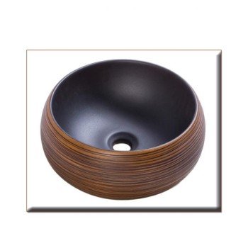 ZAGORA  ΝΙΠΤΗΡΑΣ 350*350*160 ΣΑΓΡΕ KAFE MAT MAYRO# 72-2034