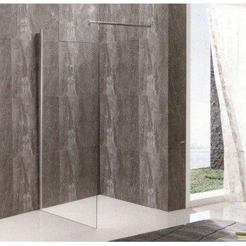 PANEL ΤΖΑΜΙ ΔΙΑ/ΝΕΣ 80*195h/8mm ME ΜΠΡΑΤΣΟ ST/ST 70-120cm 80-1604