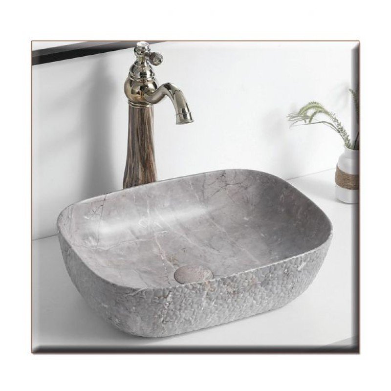 ELEGAN-2 465*320*135 ΝΙΠΤΗΡΑΣ DECOR GREY LIGHT  ΜΑΡΜΑΡΟ 85-8417