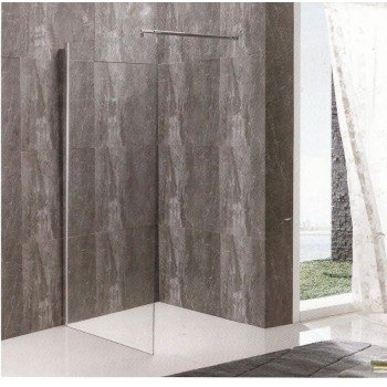PANEL ΤΖΑΜΙ  ΔΙΑ/ΝΕΣ 90*195h/8mm ME ΜΠΡΑΤΣΟ  ST/ST 70-120 cm 90-1604