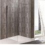 PANEL ΤΖΑΜΙ  ΔΙΑ/ΝΕΣ 90*195h/8mm ME ΜΠΡΑΤΣΟ  ST/ST 70-120 cm 90-1604