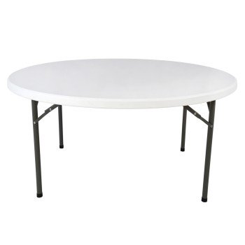 ΤΡΑΠΕΖΙ CATERING-ΣΥΝΕΔΡΙΟΥ HM5043 Φ152Χ74εκ ΠΤΥΣΣΟΜΕΝΟ ΣΤΡΟΓΓΥΛΟ