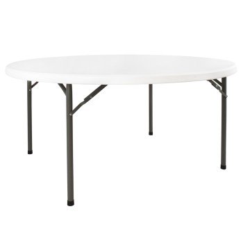 ΤΡΑΠΕΖΙ CATERING-ΣΥΝΕΔΡΙΟΥ HM5043 Φ152Χ74εκ ΠΤΥΣΣΟΜΕΝΟ ΣΤΡΟΓΓΥΛΟ