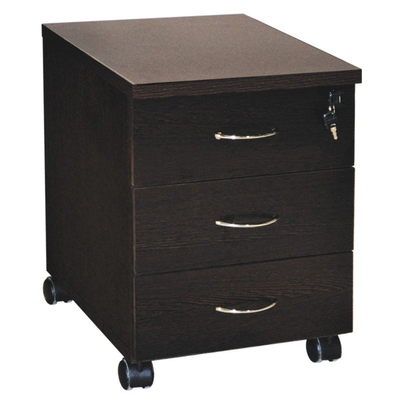 ΣΥΡΤΑΡΙΕΡΑ ΓΡΑΦΕΙΟΥ ΕΠΑΓΓΕΛΜΑΤΙΚΗ SIENNA HM2011.02 WENGE ΜΕ 3ΣΥΡΤΑΡΙΑ 38X48X53cm