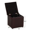 ΣΚΑΜΠΩ ΜΕ ΑΠΟΘΗΚΕΥΤΙΚΟ ΧΩΡΟ PU ΚΑΦΕ CUBE HM224.03--38x38x36.5Υεκ.
