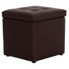 ΣΚΑΜΠΩ ΜΕ ΑΠΟΘΗΚΕΥΤΙΚΟ ΧΩΡΟ PU ΚΑΦΕ CUBE HM224.03--38x38x36.5Υεκ.