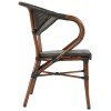 ΠΟΛΥΘΡΟΝΑ ΑΛΟΥΜΙΝΙΟΥ CLAY BAMBOO LOOK ΚΑΦΕ ΜΕ TEXTLINE HM5025 60,5x59x81Υ