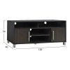 ΕΠΙΠΛΟ ΤΗΛΕΟΡΑΣΗΣ ΜΕΛΑΜΙΝΗΣ DANNA HM2202.01 ZEBRANO 120x40x54 εκ.