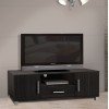 ΕΠΙΠΛΟ ΤΗΛΕΟΡΑΣΗΣ MACIE ΜΕΛΑΜΙΝΗΣ HM2203.01 ZEBRANO 120x40x39Y εκ.