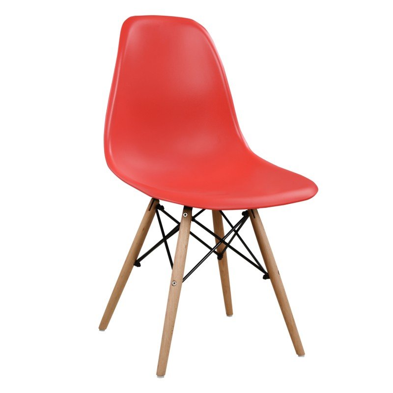 ΣΕΤ ΤΡΑΠΕΖΑΡΙΑ 5Τ ΤΡΑΠΕΖΙ MINIMAL 120x80x73 cm-TWIST ΚΟΚΚΙΝ HM10080.04