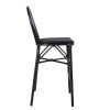 ΣΚΑΜΠΟ ΑΛΟΥΜΙΝΙΟΥ AZARIA HM5060 BAMBOO LOOK ΜΑΥΡΟ ΜΕ TEXTLINE 44x52x115Υεκ.