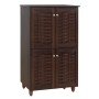 ΠΑΠΟΥΤΣΟΘΗΚΗ-ΝΤΟΥΛΑΠΙ KABIRA 4 ΠΟΡΤΕΣ HM2210.01 WENGE 77Χ34Χ123εκ.