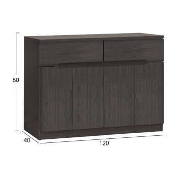 ΜΠΟΥΦΕΣ JOLENE HM2234.01 2 ΣΥΡΤΑΡΙΑ & 4 ΠΟΡΤΕΣ ZEBRANO 120X40X80εκ. ΜΠΟΥΦΕΣ JOLENE HM2234.01 2 ΣΥΡΤΑΡΙΑ & 4 ΠΟΡΤΕΣ ZEBRANO 120X40X80εκ.