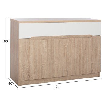 ΜΠΟΥΦΕΣ JOLENE HM2234.02 2 ΣΥΡΤΑΡΙΑ & 4 ΠΟΡΤΕΣ SONAMA 120X40X80εκ. ΜΠΟΥΦΕΣ JOLENE HM2234.02 2 ΣΥΡΤΑΡΙΑ & 4 ΠΟΡΤΕΣ SONAMA 120X40X80εκ.