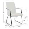 ΠΟΛΥΘΡΟΝΑ DALEY HM1021.02 ΛΕΥΚΗ 55,5x67,5x94 εκ.