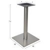 ΒΑΣΗ ΤΡΑΠΕΖΙΟΥ INOX HM421 ΜΕ ΡΕΓΟΥΛΑΤΟΡΟΥΣ 40x40x72Y εκ. ΒΑΣΗ ΤΡΑΠΕΖΙΟΥ INOX HM421 ΜΕ ΡΕΓΟΥΛΑΤΟΡΟΥΣ 40x40x72Y εκ.