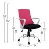 ΚΑΡΕΚΛΑ ΓΡΑΦΕΙΟΥ MALFOI HM1053.05 ΡΟΖ MESH & ΠΟΔΙ ΜΕΤΑΛΛΙΚΟ 58x59x103 εκ. ΚΑΡΕΚΛΑ ΓΡΑΦΕΙΟΥ MALFOI HM1053.05 ΡΟΖ MESH & ΠΟΔΙ ΜΕΤΑΛΛΙΚΟ 58x59x103 εκ.