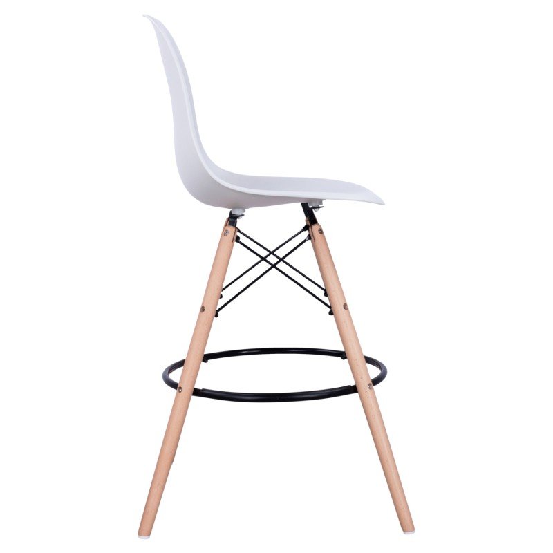 ΣΚΑΜΠΟ ΜΠΑΡ RENATA HM0173.01 ΛΕΥΚΟ 58x56x107Υ εκ.