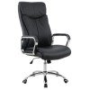 ΚΑΡΕΚΛΑ ΓΡΑΦΕΙΟΥ SHASHI HM1093.01 ΜΑΥΡΟ PU 63x80x118-126Υ