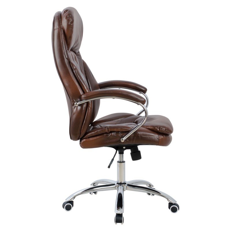 ΚΑΡΕΚΛΑ ΓΡΑΦΕΙΟΥ LANISHA HM1099.09 PU ΣΕ ΚΑΦΕ 65x73x125Υεκ