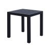 ΤΡΑΠΕΖΙ ΑΛΟΥΜΙΝΙΟΥ QIANA HM5402.02 ΓΚΡΙ 45x45x45,5Υ εκ.