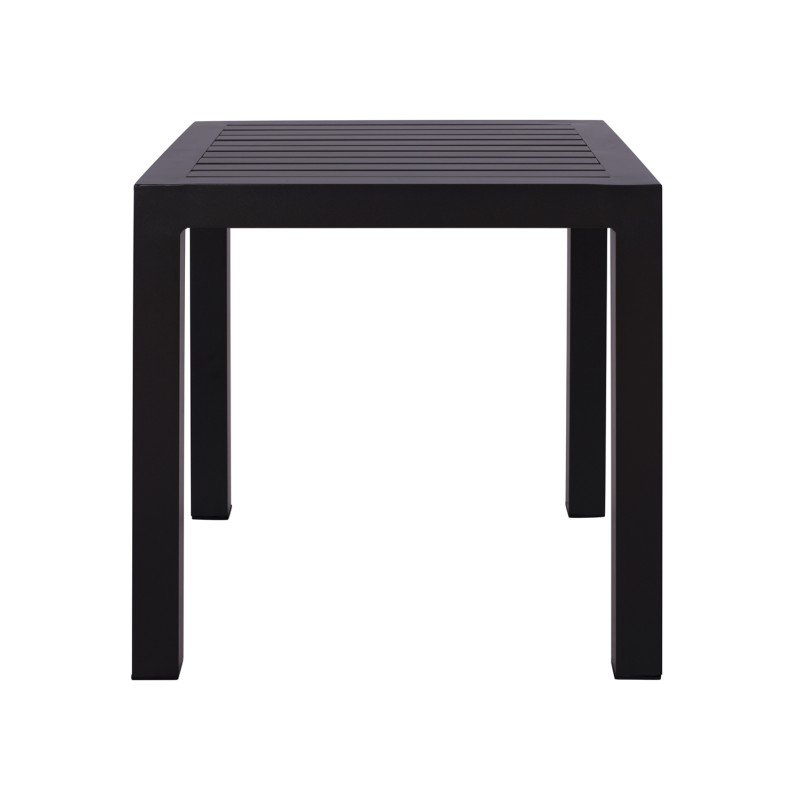 ΤΡΑΠΕΖΙ ΑΛΟΥΜΙΝΙΟΥ QIANA HM5402.02 ΓΚΡΙ 45x45x45,5Υ εκ.