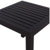 ΤΡΑΠΕΖΙ ΑΛΟΥΜΙΝΙΟΥ QIANA HM5402.02 ΓΚΡΙ 45x45x45,5Υ εκ.