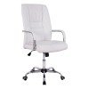ΚΑΡΕΚΛΑ ΓΡΑΦΕΙΟΥ ANGEE HM1106.02 PU ΣΕ ΧΡΩΜΑ ΛΕΥΚΟ 58,5x70x120Yεκ