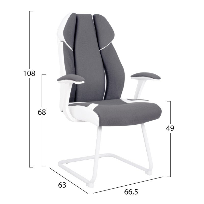 ΠΟΛΥΘΡΟΝΑ ZAHARA HM1102 ΣΕ ΓΚΡΙ ΧΡΩΜΑ 63x64x107cm