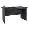 ΓΡΑΦΕΙΟ ΜΕΛΑΜΙΝΗΣ HAYDEN 120x71x74,5 HM2285.01 ΣΕ ΑΝΘΡΑΚΙ ΧΡΩΜΑ