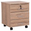 ΣΥΡΤΑΡΙΕΡΑ ΓΡΑΦΕΙΟΥ HAYDEN HM2282.02 ΣΕ SONAMA ΧΡΩΜΑ 39.5x40x46.5Υεκ