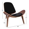 ΠΟΛΥΘΡΟΝΑ SUPERIOR PLUS HM1128.01 ΚΑΡΥΔΙ ΜΕ ΜΑΥΡΟ ΜΑΞΙΛΑΡΙ PU 89x83x76Yεκ.