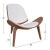 ΠΟΛΥΘΡΟΝΑ SUPERIOR PLUS HM1128.03 ΦΥΣΙΚΟ ΜΕ ΛΕΥΚΟ ΜΑΞΙΛΑΡΙ PU 89x83x76Yεκ.
