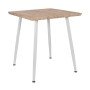 ΤΡΑΠΕΖΙ ΤΡΑΠΕΖΑΡΙΑΣ PALOMA HM8335.02, 70Χ70X76,5, SONOMA, ΛΕΥΚΑ ΠΟΔΙΑ