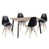 ΣΕΤ ΤΡΑΠΕΖΑΡΙΑΣ 5ΤΜΧ HM10346 ΤΡΑΠΕΖΙ 140x80x76 cm & 4 ΚΑΡΕΚΛΕΣ TWIST ΣΕΤ ΤΡΑΠΕΖΑΡΙΑΣ 5ΤΜΧ HM10346 ΤΡΑΠΕΖΙ 140x80x76 cm & 4 ΚΑΡΕΚΛΕΣ TWIST