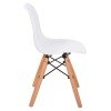 ΚΑΡΕΚΛΑ TWIST KID HM8453.01 ΞΥΛΙΝΑ ΠΟΔΙΑ Κ ΚΑΘΙΣΜΑ PP ΛΕΥΚΟ 31x34x55.5Υεκ